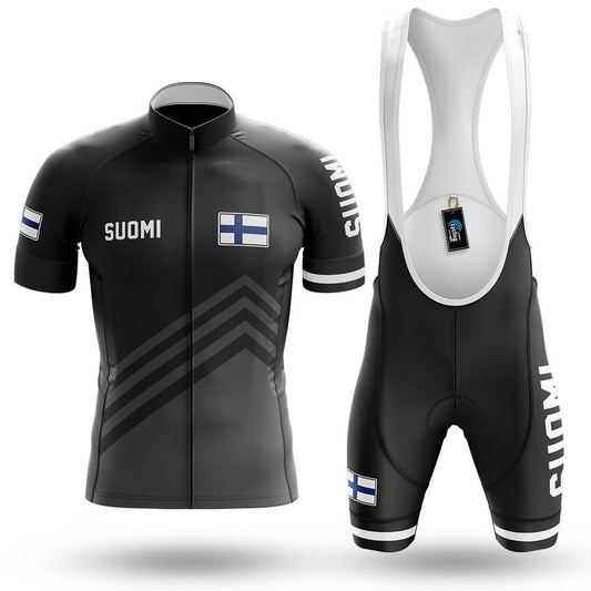 Suomi S5 Black - Men's Cycling Kit-Full Set-Global Cycling Gear
