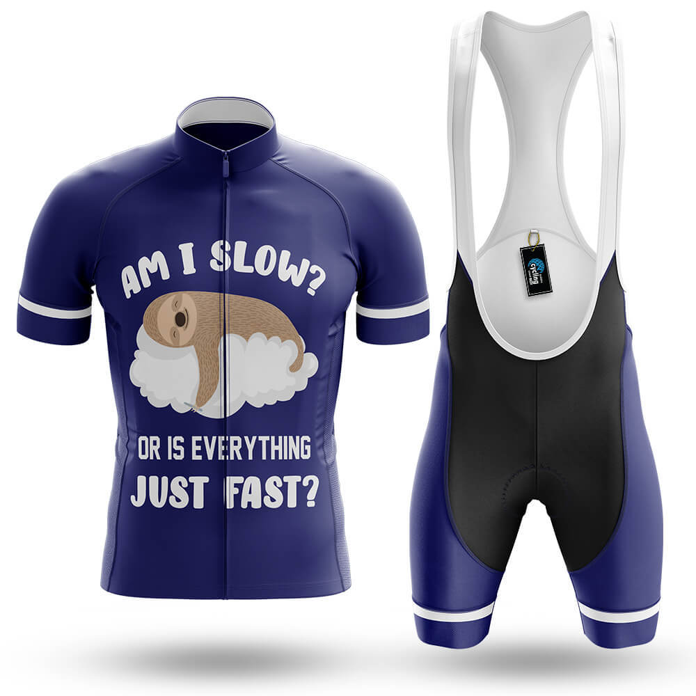 Am I Slow? V4 - Men's Cycling Kit-Full Set-Global Cycling Gear