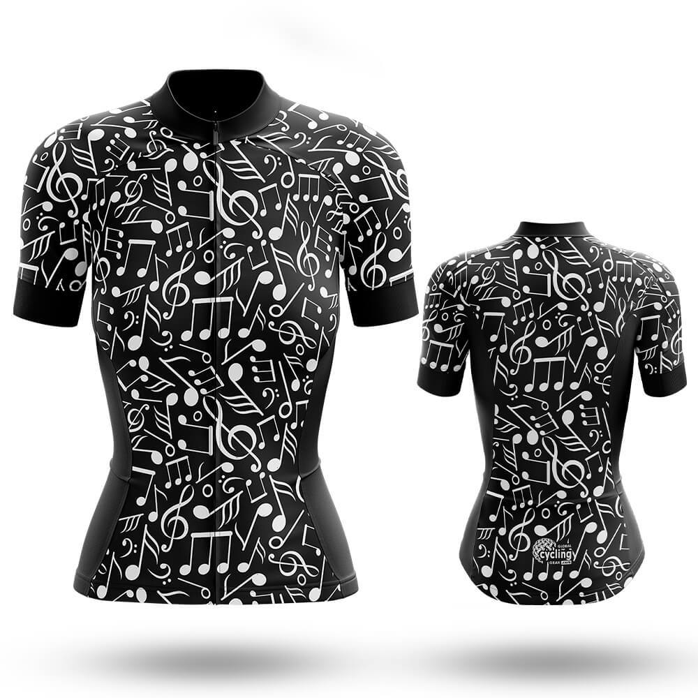 Music - Women's Cycling Kit-Short Sleeve Jersey-Global Cycling Gear