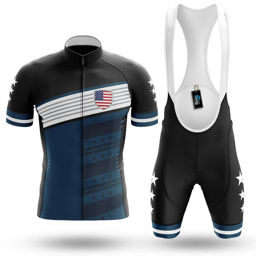 USA S6 Black - Men's Cycling Kit-Full Set-Global Cycling Gear