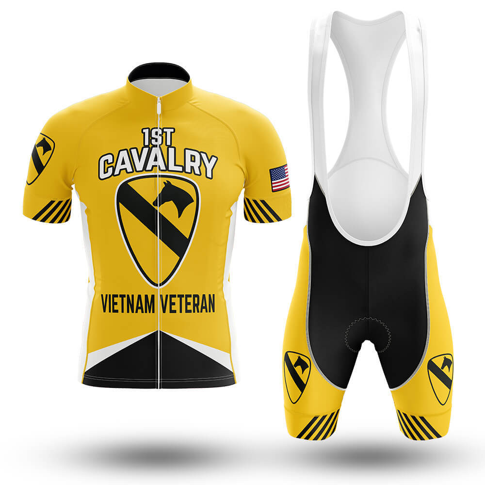 1st Cavalry Vietnam Veteran - Men's Cycling Kit-Full Set-Global Cycling Gear