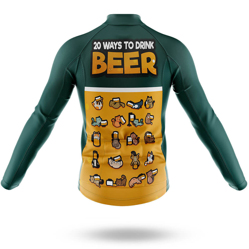 20 Ways To Drink Beer - Men's Cycling Kit-Full Set-Global Cycling Gear