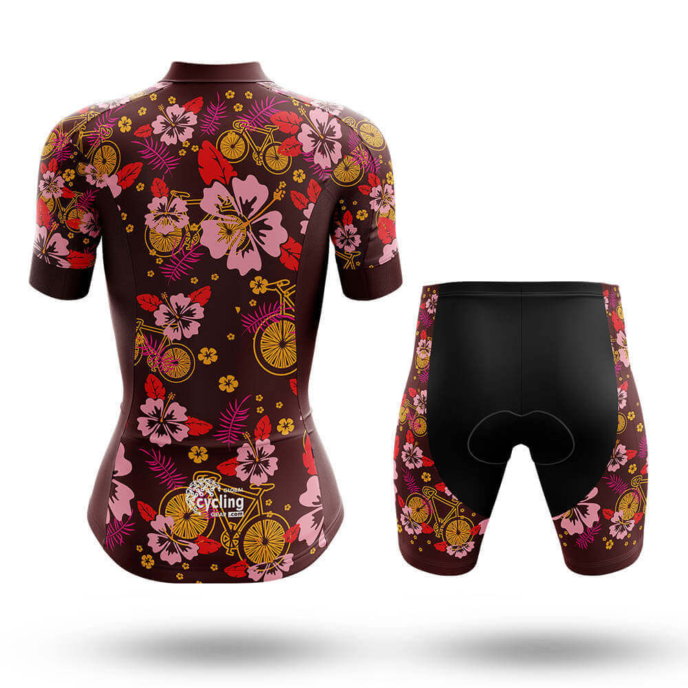 Hawaiian Style V4 - Women's Cycling Kit-Full Set-Global Cycling Gear