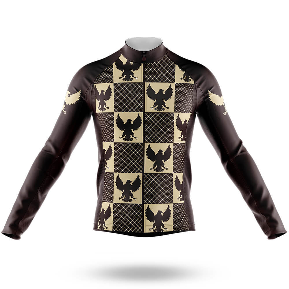 Retro Eagle - Men's Cycling Kit-Long Sleeve Jersey-Global Cycling Gear