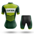 Custom Team Name V20 Green - Women's Cycling Kit-Full Set-Global Cycling Gear