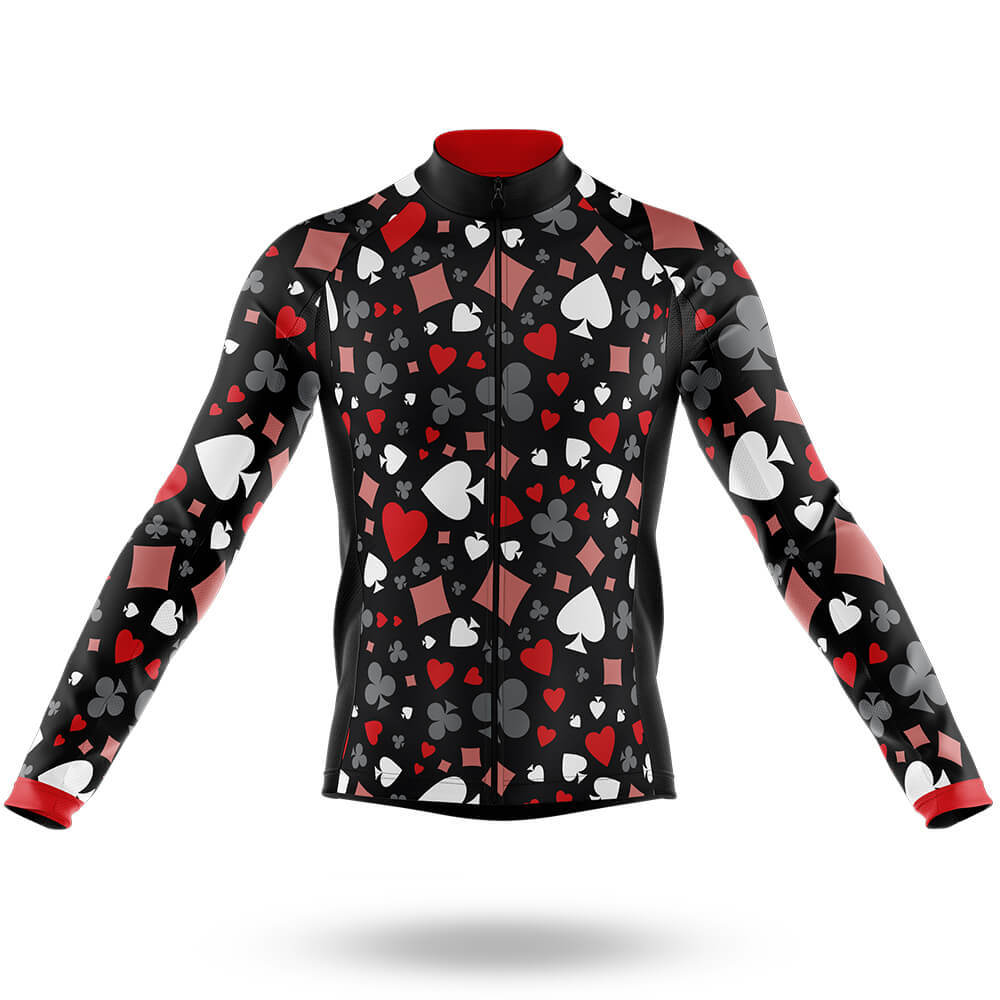 Poker Sign - Men's Cycling Kit-Short Sleeve Jersey-Global Cycling Gear