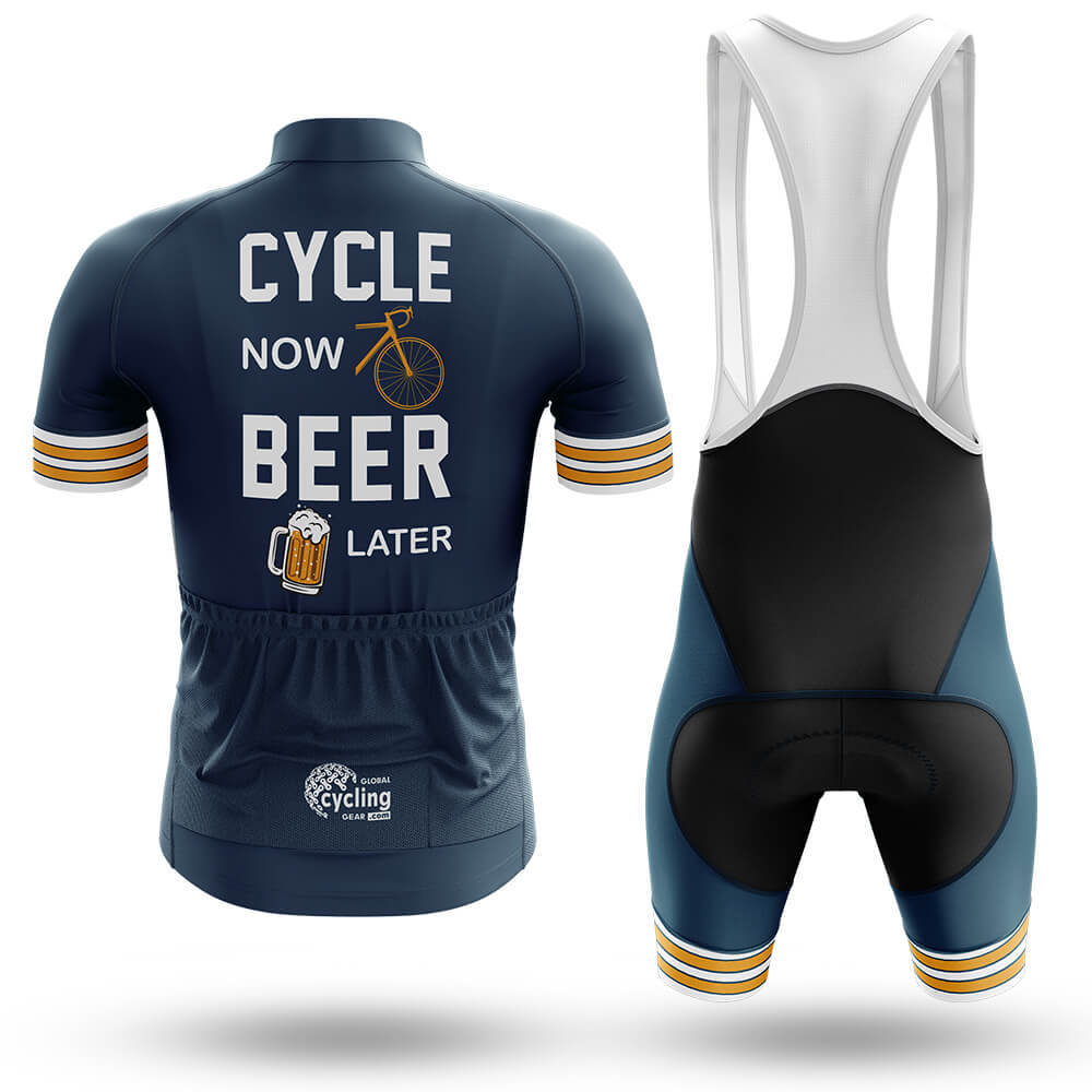 Cycle Now Beer Later - Men's Cycling Kit-Full Set-Global Cycling Gear