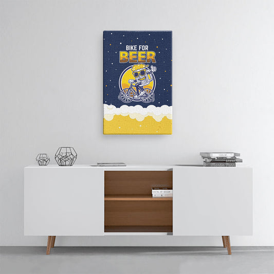 Bike For Beer - Wall Art Poster-Global Cycling Gear