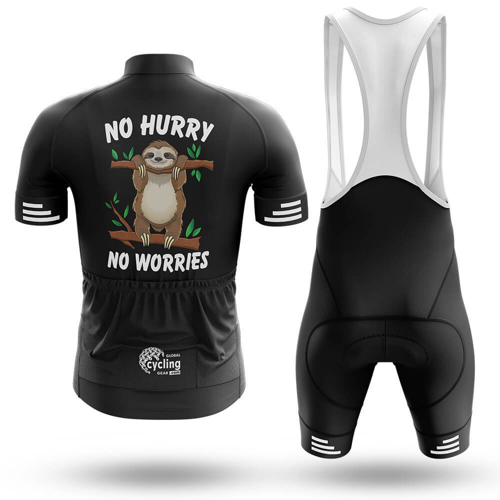 No Hurry No Worries - Men's Cycling Kit-Full Set-Global Cycling Gear