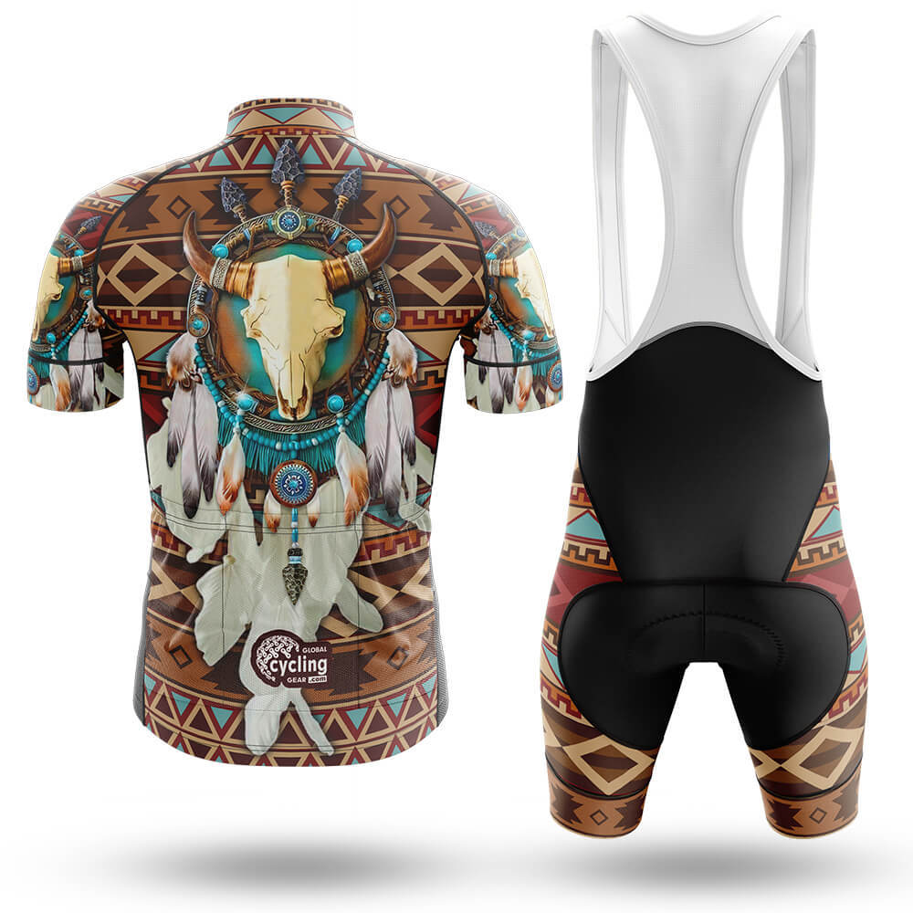 Native Bison Skull - Men's Cycling Kit - Global Cycling Gear