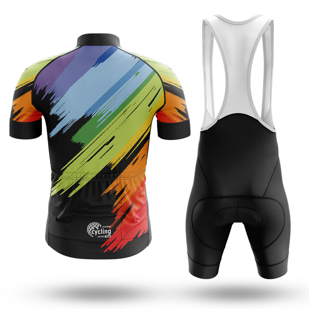 Brush Painting - Men's Cycling Kit-Full Set-Global Cycling Gear