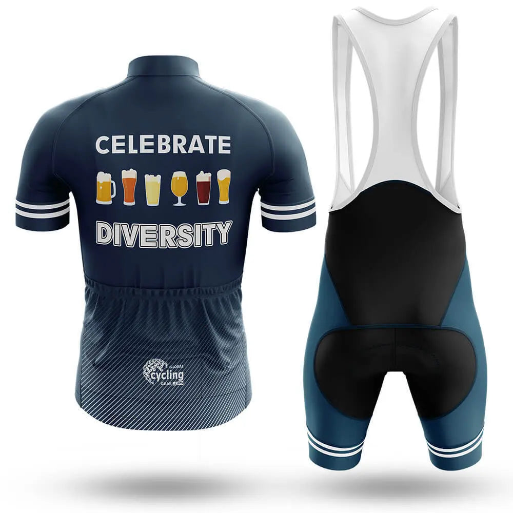 Celebrate Diversity - Men's Cycling Kit-Full Set-Global Cycling Gear