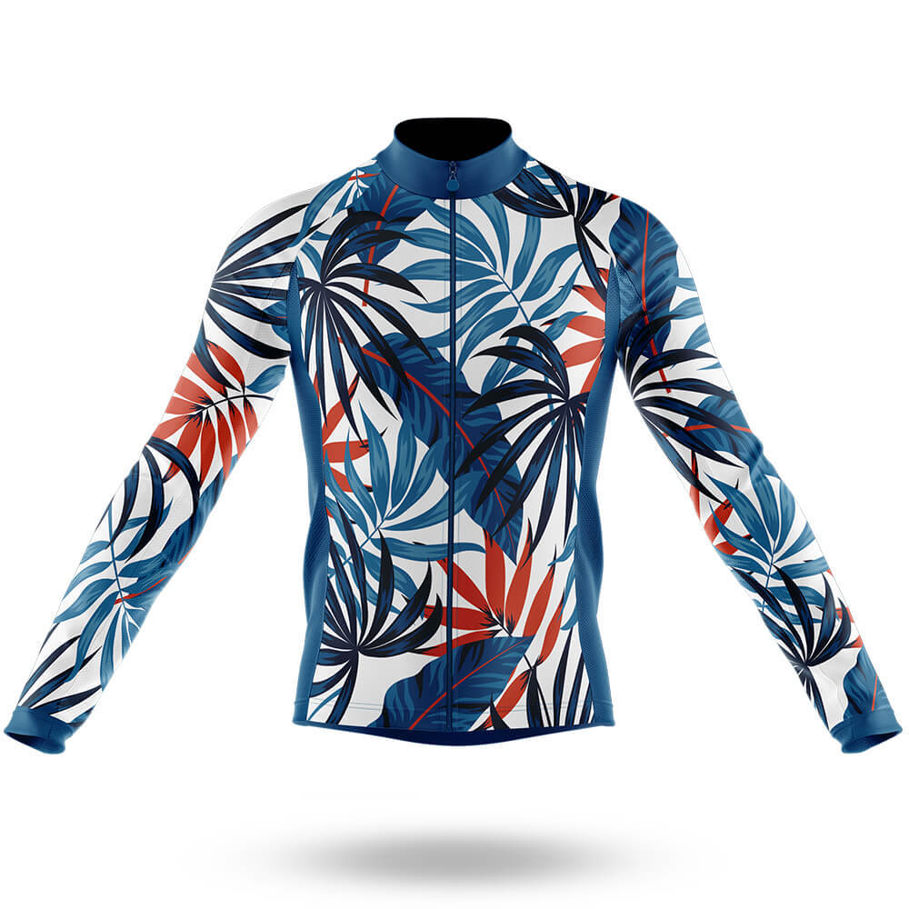 Tropical Palm - Men's Cycling Kit-Short Sleeve Jersey-Global Cycling Gear