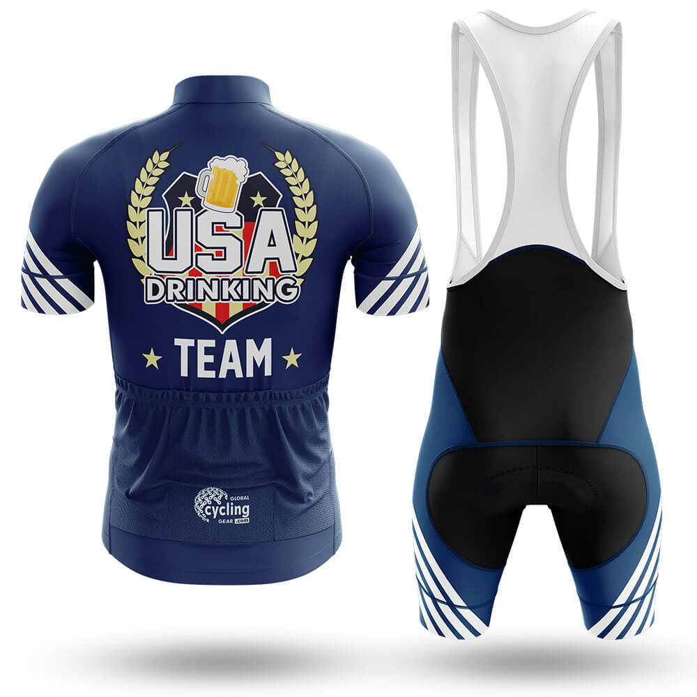 USA Drinking Team - Navy - Men's Cycling Kit-Full Set-Global Cycling Gear