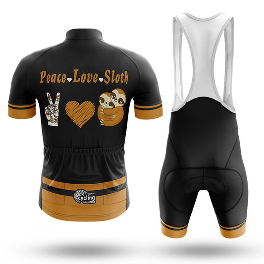 Peace Love Sloth - Men's Cycling Kit-Full Set-Global Cycling Gear