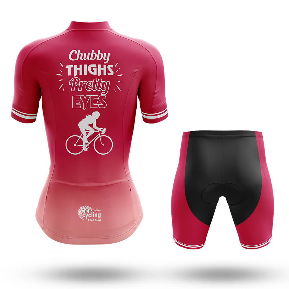 Chubby Thighs - Women's Cycling Kit-Full Set-Global Cycling Gear