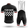 Custom Team Name M7 Black - Men's Cycling Kit-Full Set-Global Cycling Gear