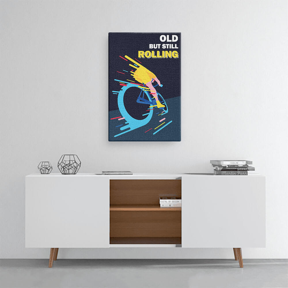 Still Rolling - Wall Art Poster-Global Cycling Gear