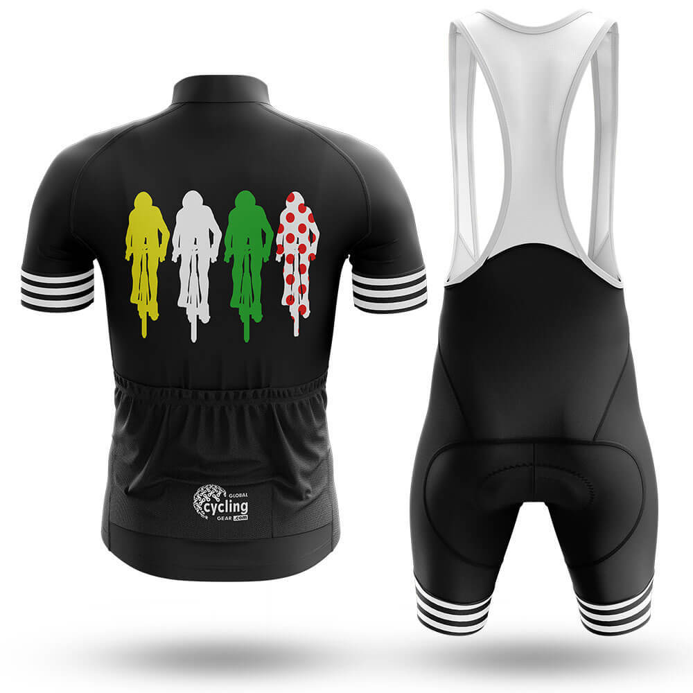 Colored Cyclists - Men's Cycling Kit-Full Set-Global Cycling Gear