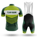 Custom Team Name V20 Green - Men's Cycling Kit-Full Set-Global Cycling Gear