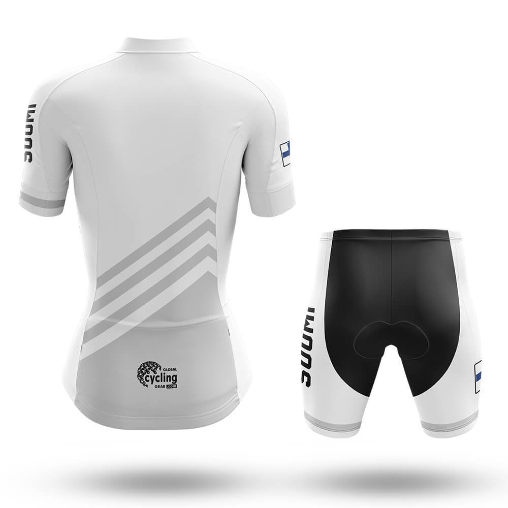 Suomi S5 White - Women - Cycling Kit-Full Set-Global Cycling Gear