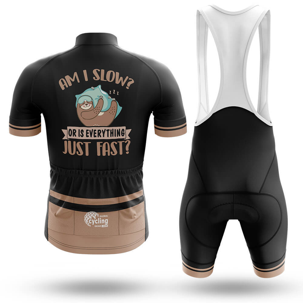 Am I Slow? V5 - Men's Cycling Kit-Full Set-Global Cycling Gear