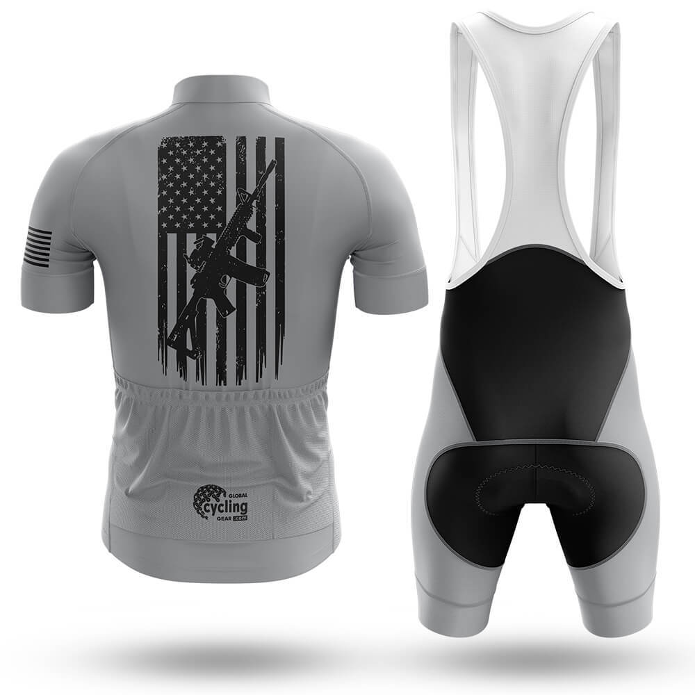 Patriotic Flag - Men's Cycling Kit-Full Set-Global Cycling Gear