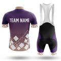 Custom Team Name V19 Violet - Men's Cycling Kit-Full Set-Global Cycling Gear