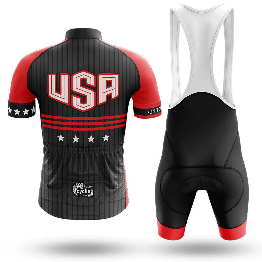 USA Stars - Men's Cycling Kit-Full Set-Global Cycling Gear