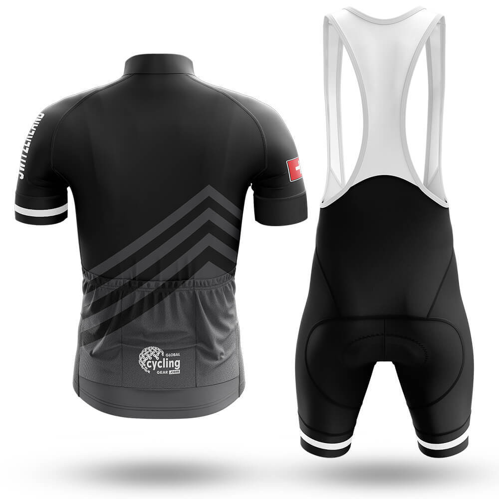 Switzerland S5 Black - Men's Cycling Kit-Full Set-Global Cycling Gear