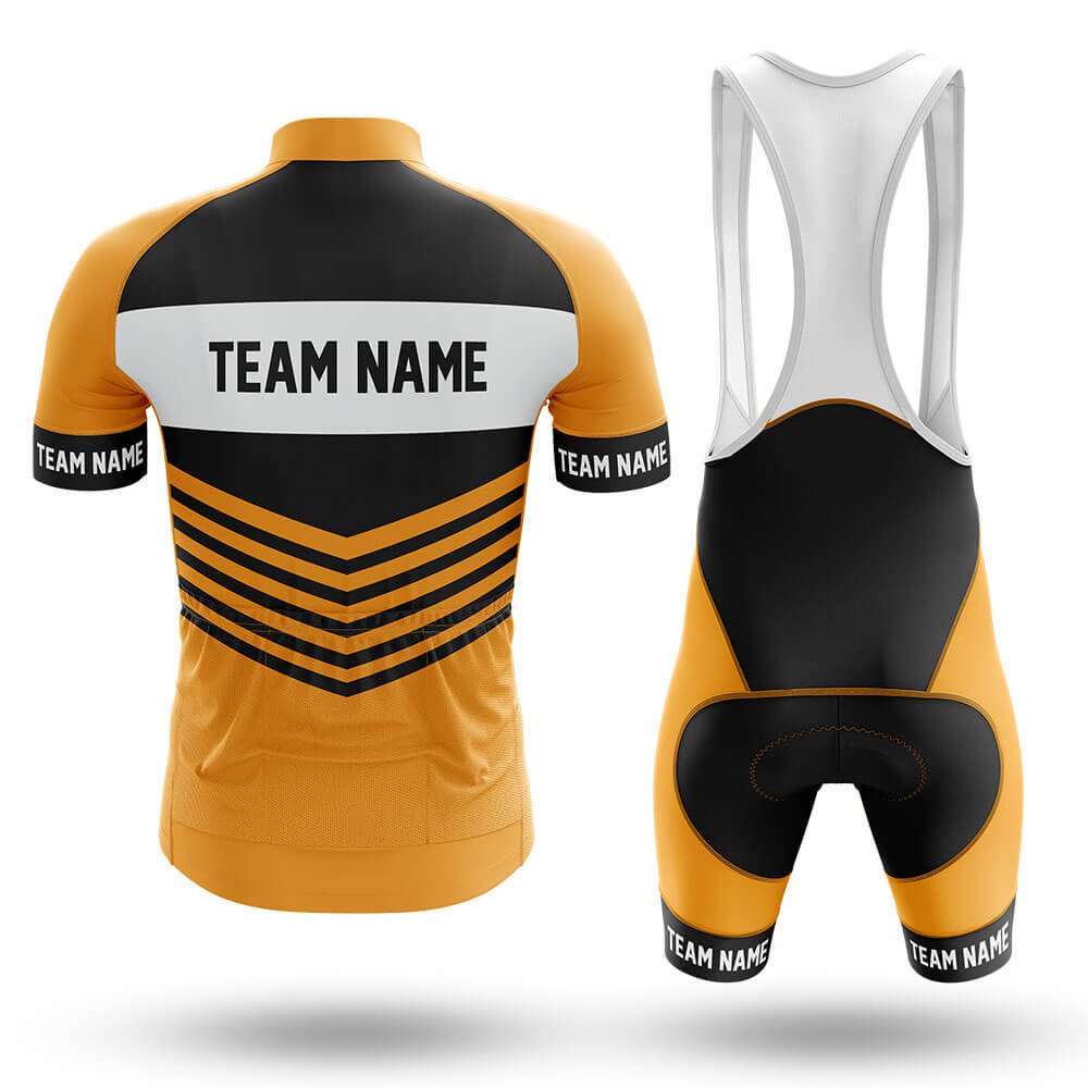 Custom Team Name V20 Yellow - Men's Cycling Kit-Full Set-Global Cycling Gear