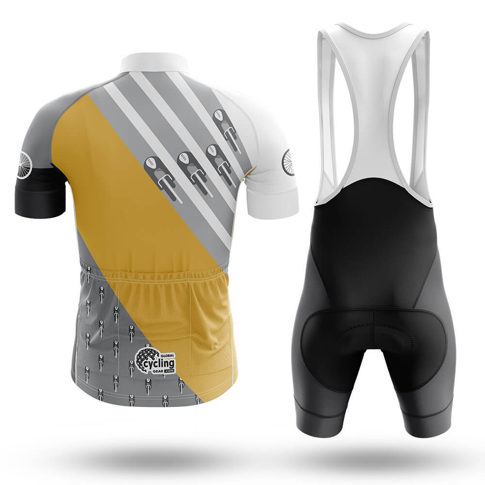 Retro Biking - Men's Cycling Kit-Full Set-Global Cycling Gear