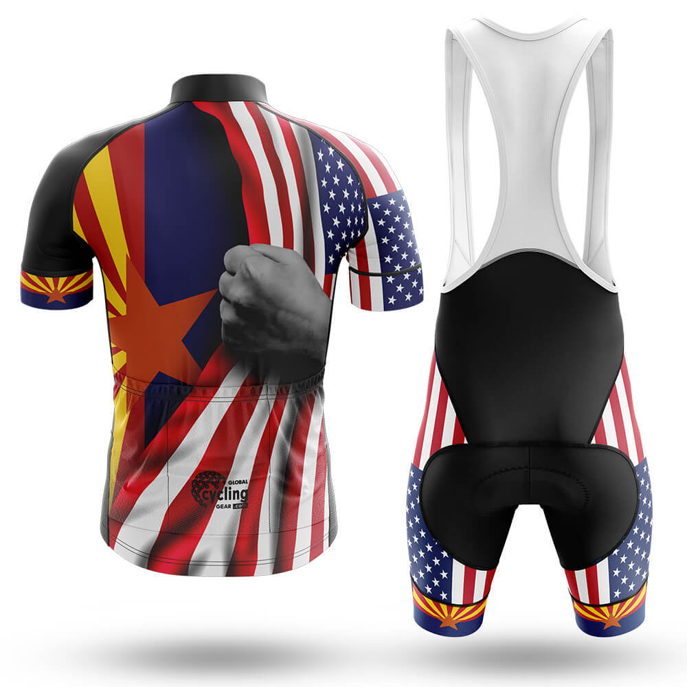 American Flag - Arizona - Men's Cycling Kit-Full Set-Global Cycling Gear