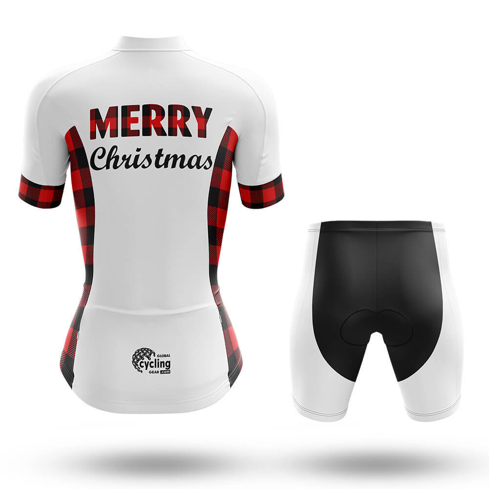 Merry Christmas - Women - Cycling Kit-Full Set-Global Cycling Gear