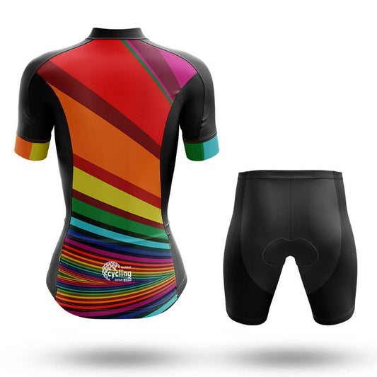 Rainbow - Women's Cycling Kit-Full Set-Global Cycling Gear