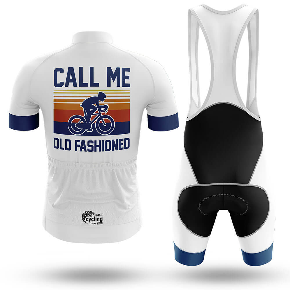 Old Fashioned V2 - White - Men's Cycling Kit-Full Set-Global Cycling Gear