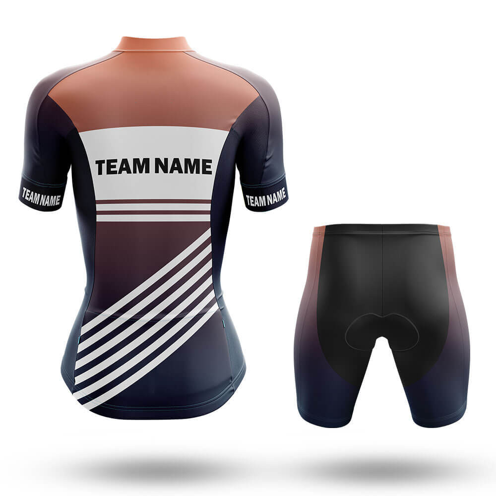 Custom Team Name S3 Cream - Women's Cycling Kit-Full Set-Global Cycling Gear