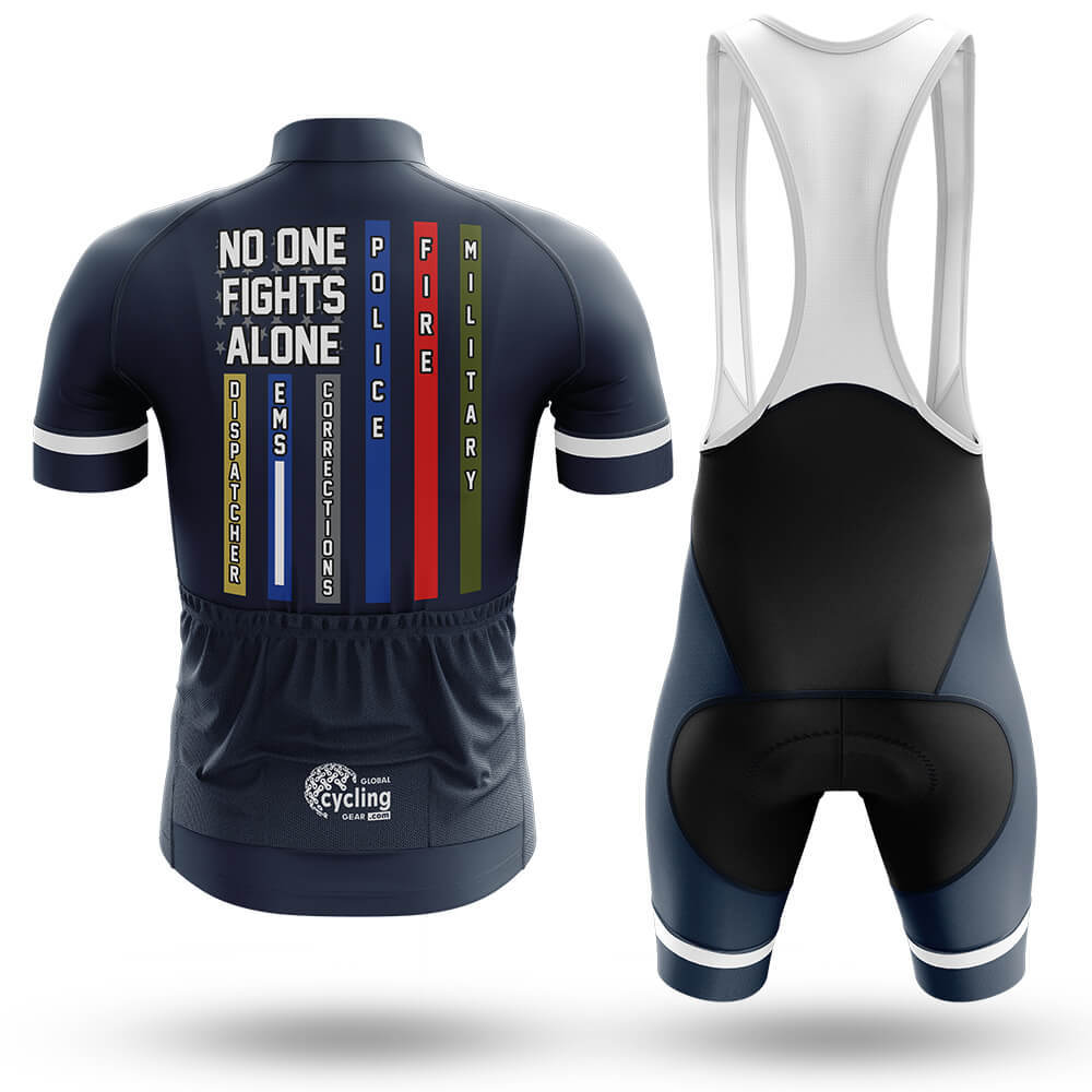 No One Fights Alone - Men's Cycling Kit-Full Set-Global Cycling Gear