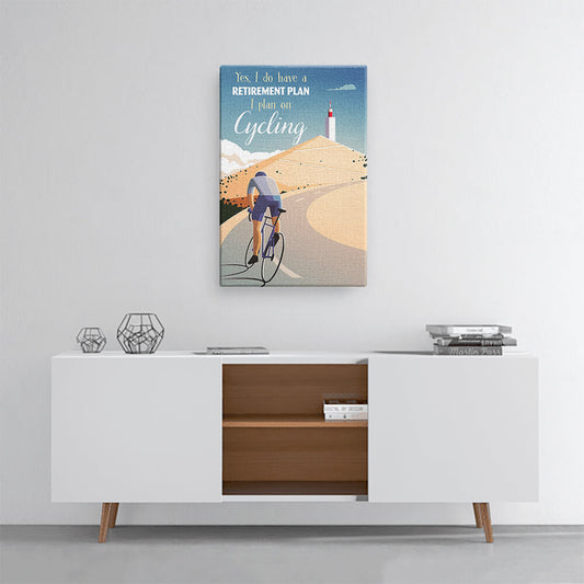 Retirement Plan - Wall Art Poster-Global Cycling Gear