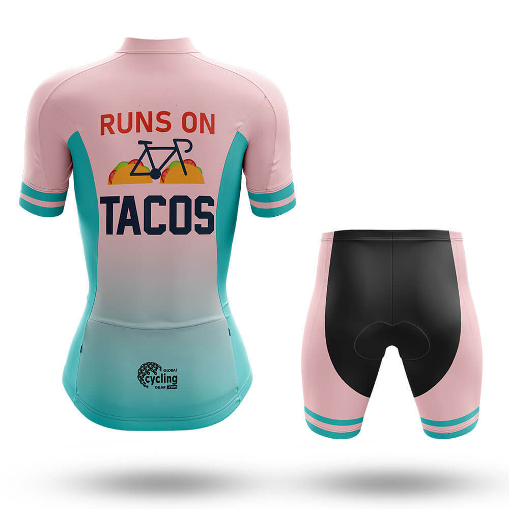 Runs On Tacos - Women - Cycling Kit-Full Set-Global Cycling Gear