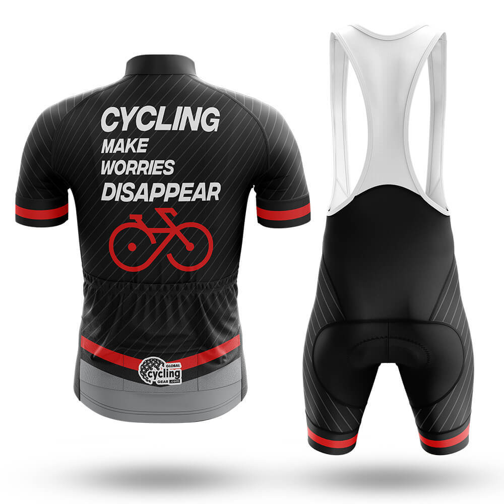 Worries Disappear - Men's Cycling Kit-Full Set-Global Cycling Gear