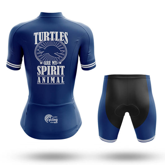 Turtles Spirit Animal - Women's Cycling Kit-Full Set-Global Cycling Gear