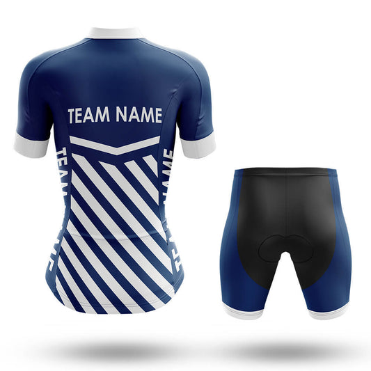 Custom Team Name M3 Navy - Women's Cycling Kit-Full Set-Global Cycling Gear