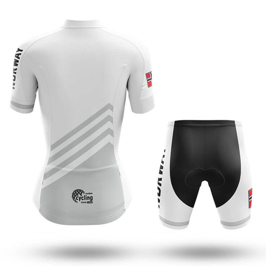 Norway S5 White - Women - Cycling Kit-Full Set-Global Cycling Gear