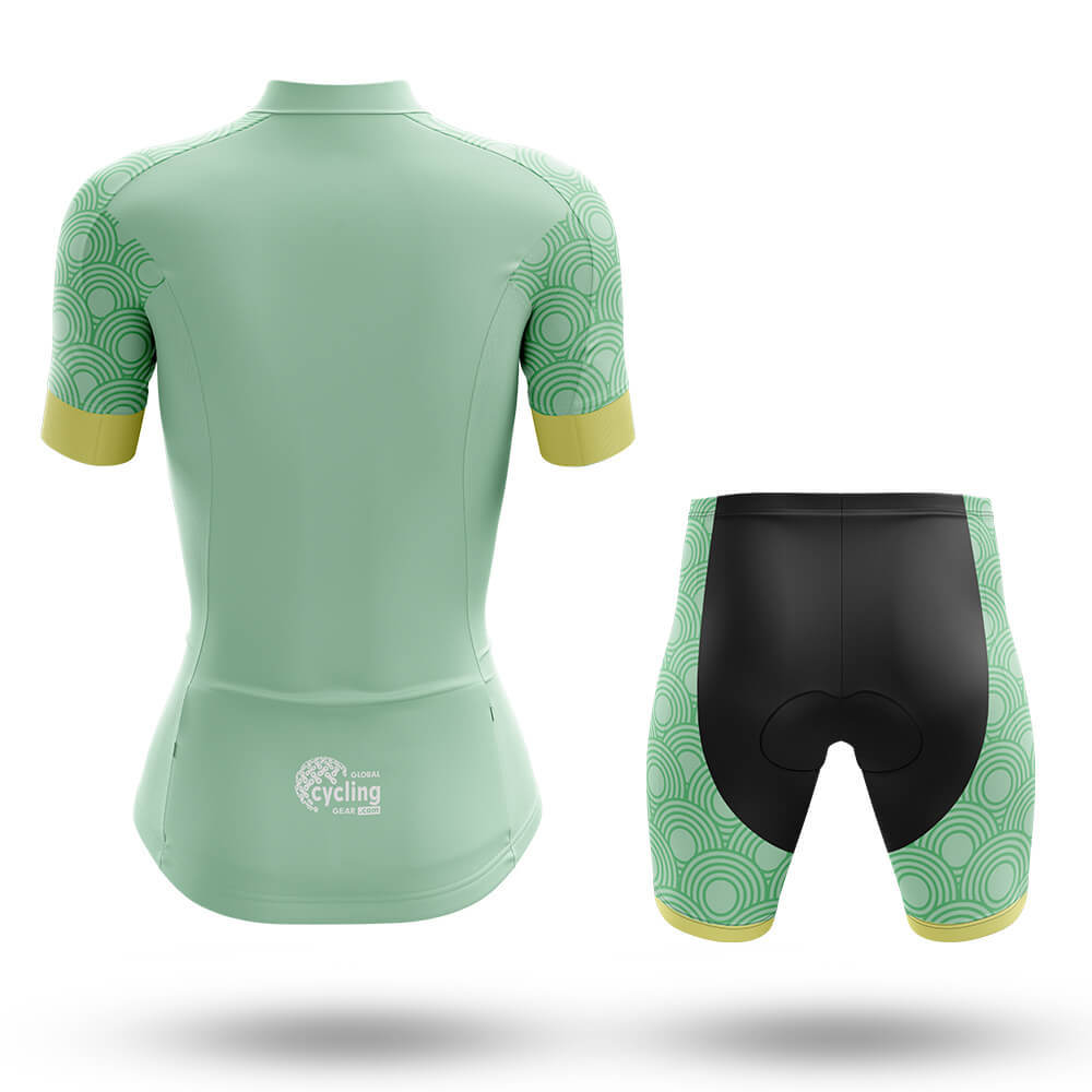 Vegan Avocado - Women's Cycling Kit-Full Set-Global Cycling Gear