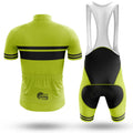 Classic Stripe - Lime Green - Men's Cycling Kit-Full Set-Global Cycling Gear