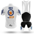 Bike For Beer V3 - White - Men's Cycling Kit-Full Set-Global Cycling Gear