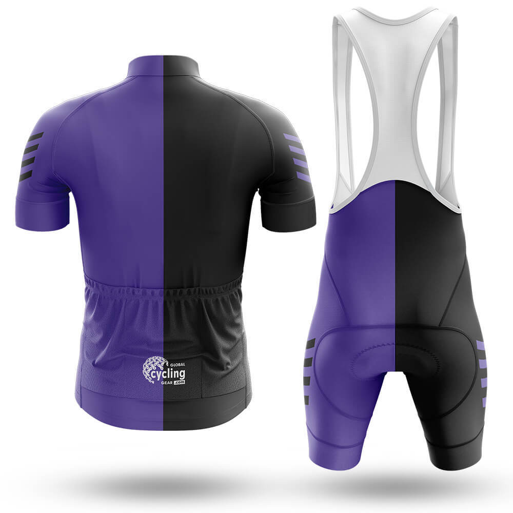 Violet Black - Men's Cycling Kit-Full Set-Global Cycling Gear