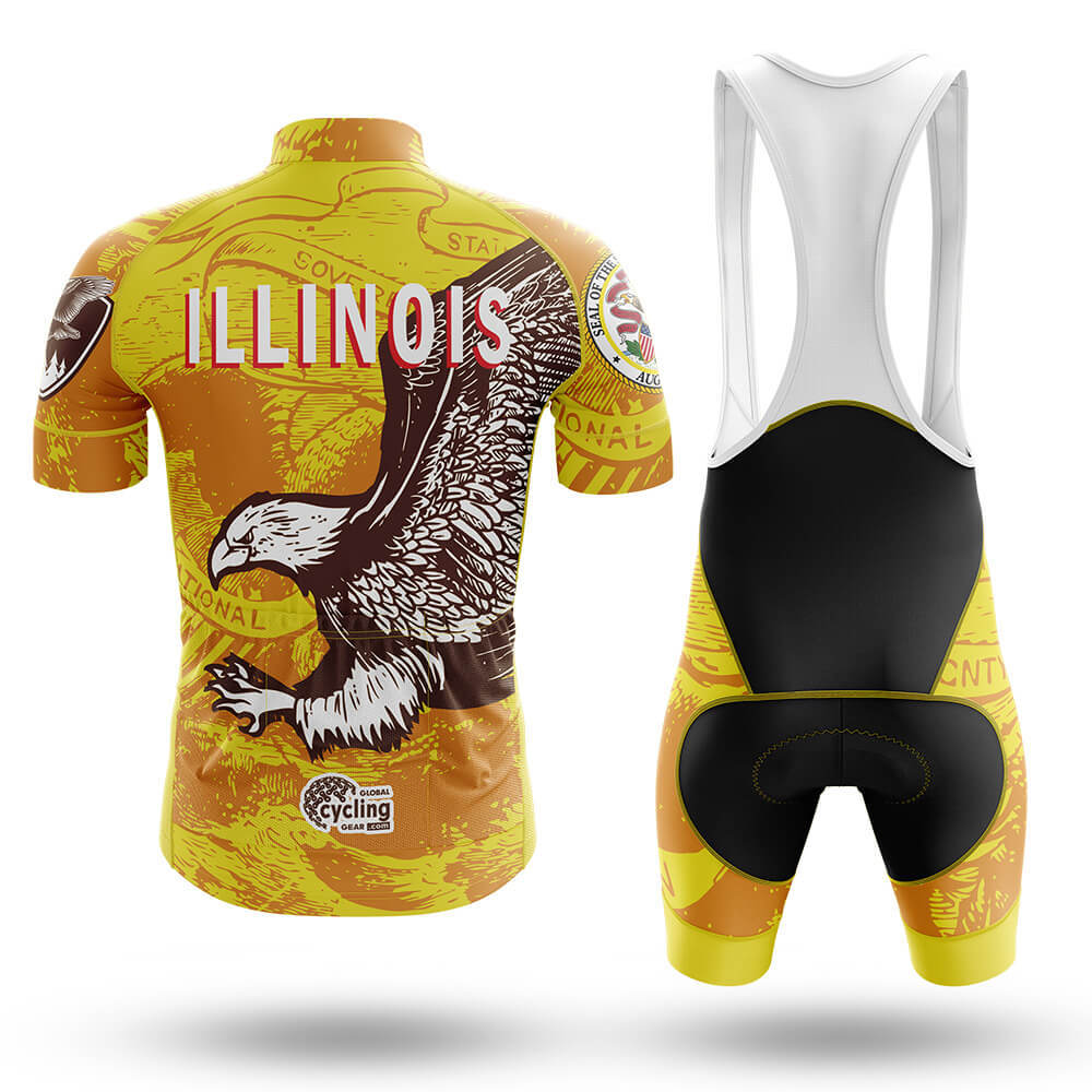 Illinois Flag - Men's Cycling Kit - Global Cycling Gear