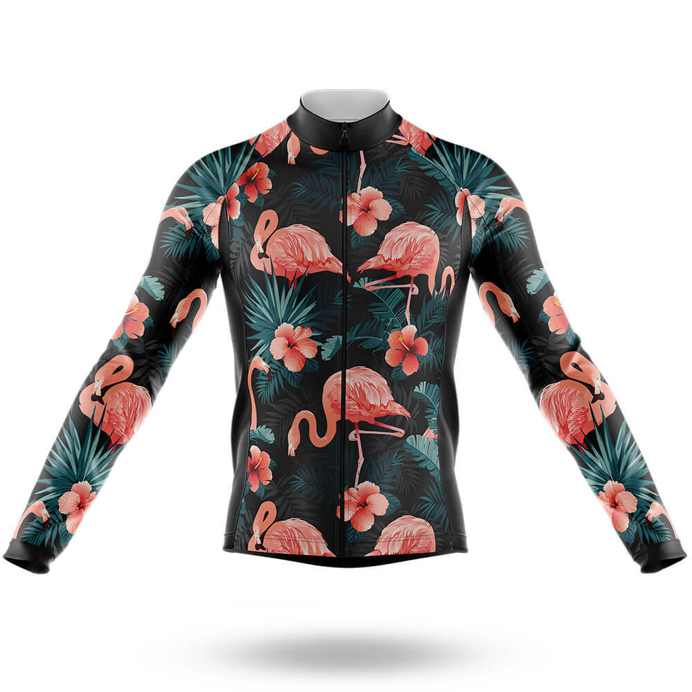 Flamingo Lover - Men's Cycling Kit-Short Sleeve Jersey-Global Cycling Gear